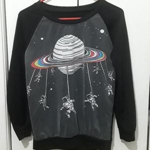 Astronaut Saturn sweater